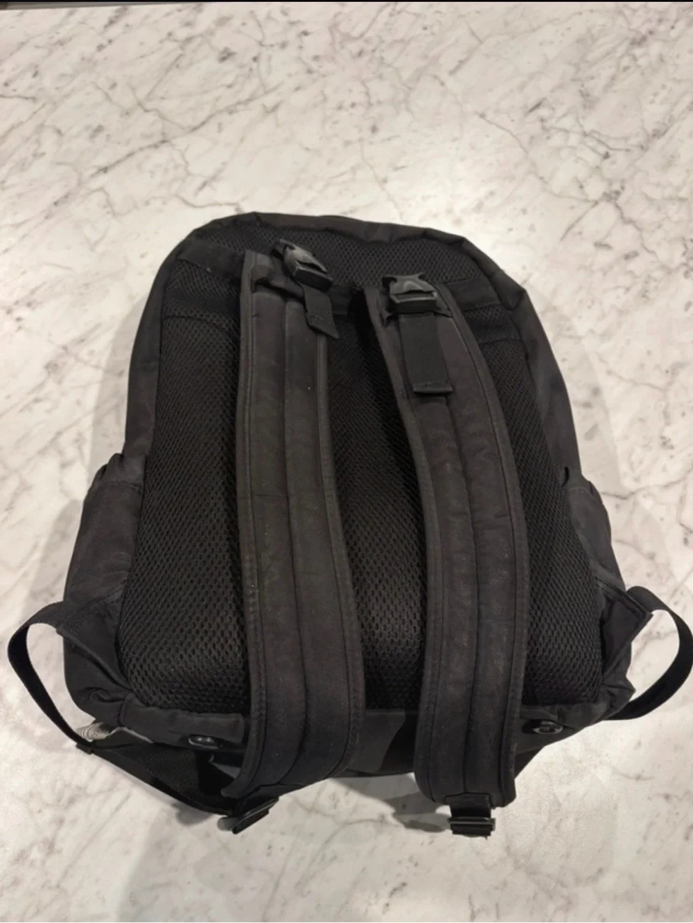 Fisher-Price Black Diaper Bag Backpack with Insulated Pouch and Changing Pad
